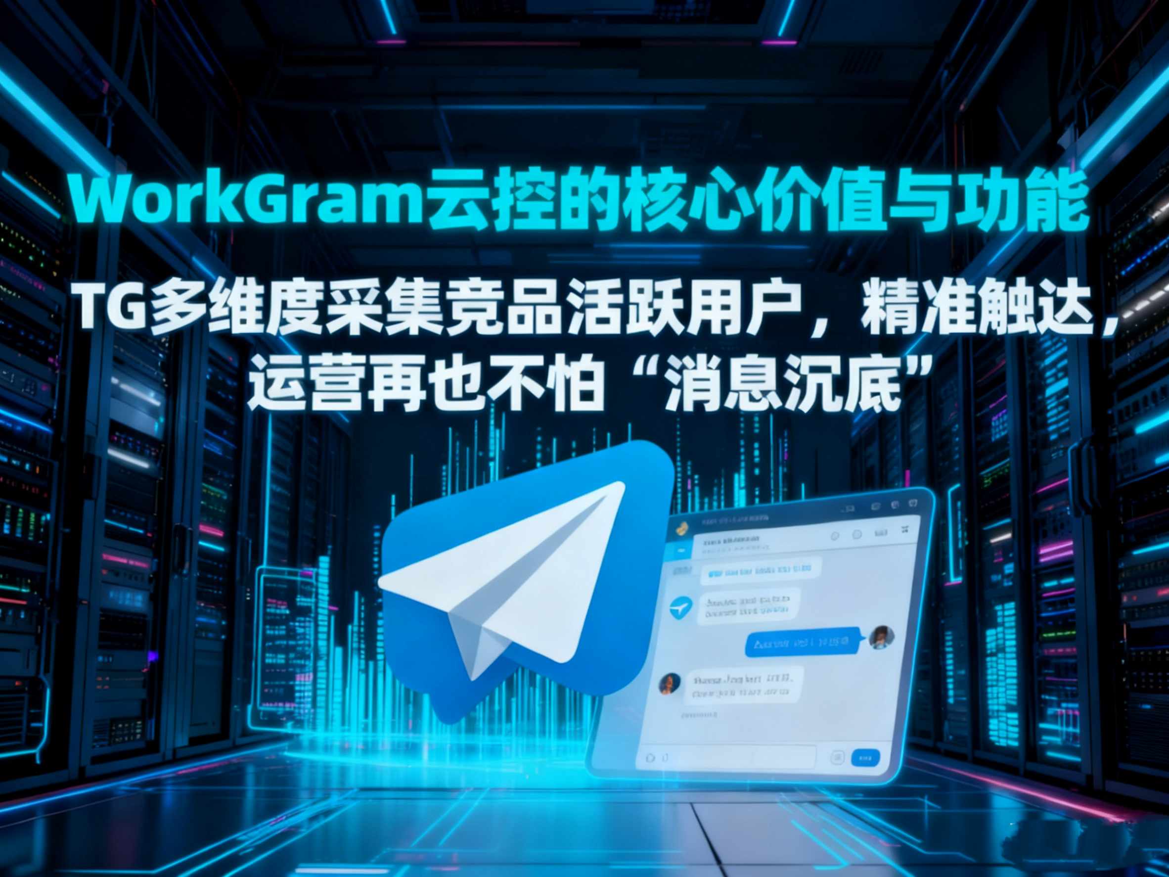 Telegram流量破局！WorkGram云控一键批量抓粉，精准流量池从此 “不缺客”！